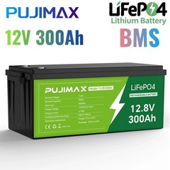 12V 300Ah LiFePO4 Lithium Battery for Solar Back Up System Marine Build in BMS