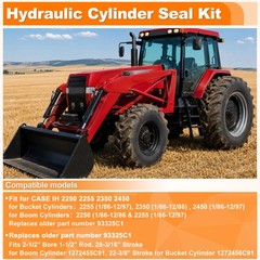 93325C2 Bucket Lift Arm Hydraulic Cylinder Seal Kit for Case IH 2250 2255 2350