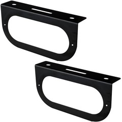 421-09 Qty 2: 6″ Oval Light Mounting Bracket Fits Universal Products