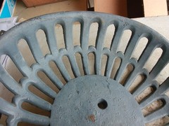 Vintage Cast Iron Tractor Seat Unbranded Painted Lot 26-16-20-W