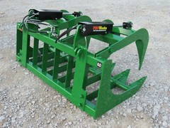 60″ Dual Cylinder Root Grapple Bucket Attachment Fits John Deere Tractor Loader