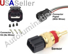 Engine Coolant Water Temp Sensor Temperature Connector Hyundai Kia 39220-38030