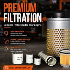 Complete Filter Service Kit 77700-08715 For Kubota Rtv-x900