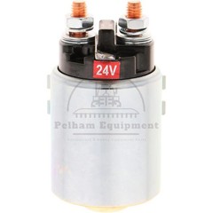 24V Solenoid Switch 80A 500A 5s 51.7mm 99.6mm 2 Holes Silver Contact