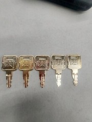 5 CAT Keys Caterpillar Heavy Equipment Ignition Keys 5P8500 NEW LOGO SHIPS FREE