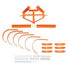 Cultivator with 6 Spring Steel Shanks 3 Point Quick Hitch Adujustable 18in-40in