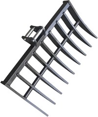 800mm Rake Attachments 9-tooth For Mini Excavator Small Digger Attachments