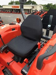 2008 and Up Kubota Seat Covers for tractor MX4800,MX5000,MX5200 in Black Endura.