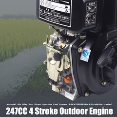 Air-cooled Diesel Engine 4 Stroke Single Cylinder For Agricultural Machinery