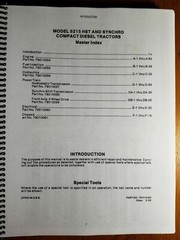 Deutz Allis 5215 Series HST & Synchro Diesel Tractor Service Manual 79010065 ’89