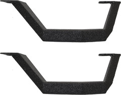 Go Rhino RB10/RB20/RB30 Drop Steps – Galvanized Steel with Bedliner Coating