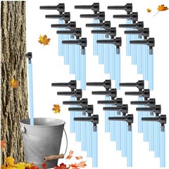 Upgrade Maple Tree Tapping Set – 30 Taps, 66ft Tubing, Drill