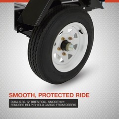 Ultra-Tow 5ft. x 8ft. Steel Utility Trailer Kit, 1715-Lb. Load Capacity