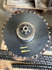 Case 1845C Axle Hub Drive Sprockets Chains. Final Drive Complete.