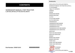 KUBOTA TRACTOR L4610 SERVICE SHOP REPAIR MANUAL PDF ON USB NOT PRINTED