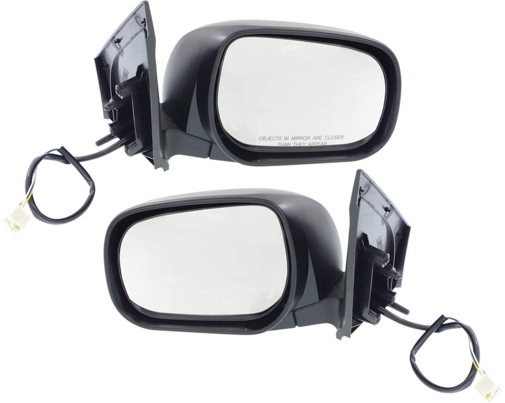 LH RH Side Power Non Heated Mirrors Toyota RAV4 2006-2008 Japan Built Paintable