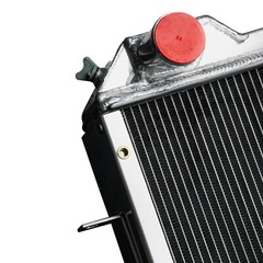 4ROW Radiator Fit Case Backhoe #234876A1 #234876A2 580L 580SL 590SL 584E 585E