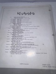 MX5000 Diesel Tractor Operator Maint Instruction Manual Kubota MX5000 2WD & 4WD