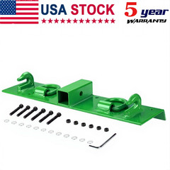 Heavy Duty Bolt On Compact Tractor Bucket Grab Hooks 2″ Receiver for John Deere