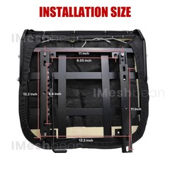 Tractor Forklift Seat Excavator Universal Adjustable Backrest Armrest Safty Belt