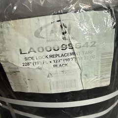 ACI side lock replacement tarp 228″ X 123″FW 22oz Black