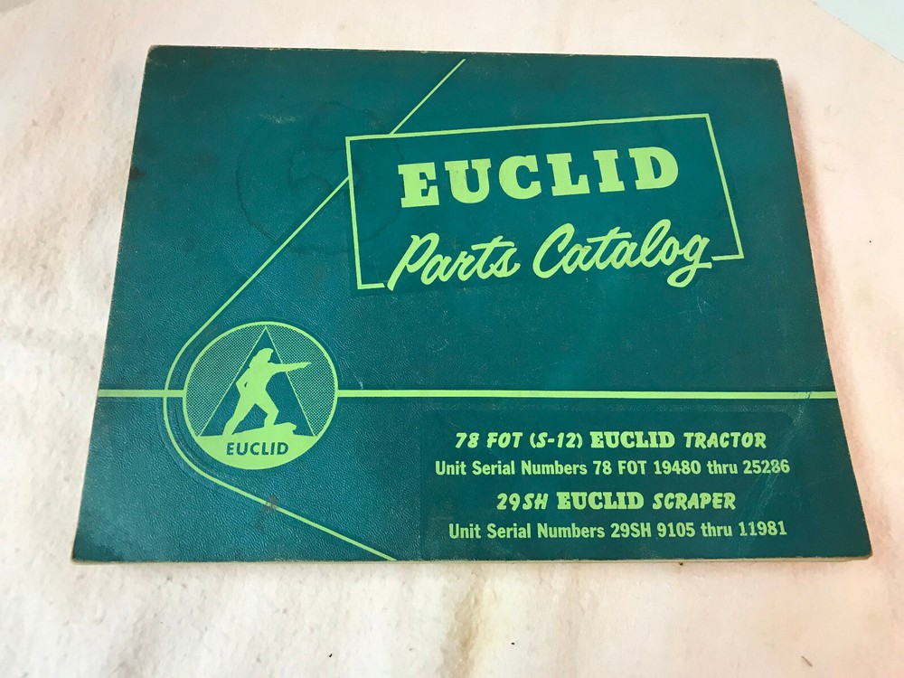 1950s Euclid Heavy Tractor/Scraper Parts GMC Catalog