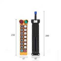 Quality New Transmitter Handle Housing for F24-14S Crane Remote Control Case