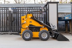 MINI Skid Steer Loader 23HP Wheeled Skid Steer EPA GAS Engine Free Ship&Unload