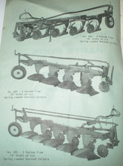 Oliver 565 566 568 Series Semi Mounted Plow Operators & Parts Manual ORIGINAL!