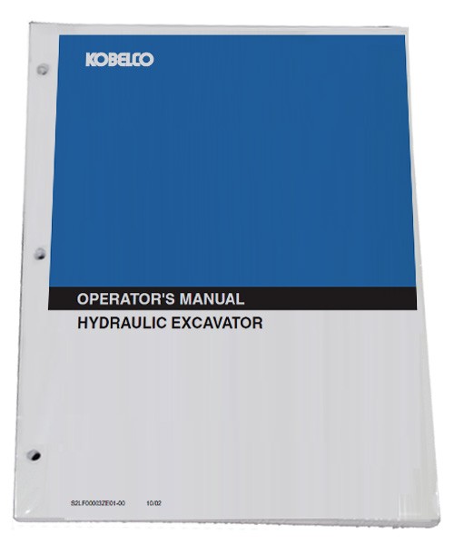 KOBELCO SK270LC Mark IV Excavator Owners Manual Operators Maintenance Book