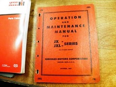 HERCULES JX JXL SERIES OPERATION AND MAINTENANCE MANUAL
