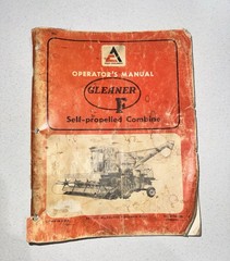 Allis-Chalmers Gleaner “F” Self-propelled Combine Operator’s Manual