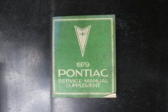 Pontiac 1979 Service Manual Supplement GM Automotive Repair Book