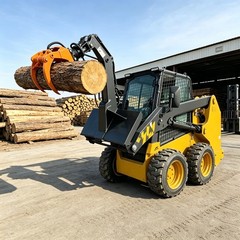 360° Hydraulic Rotating Log Grapple Landhonor 44in Heavy Duty 2500lbs Wood Grab