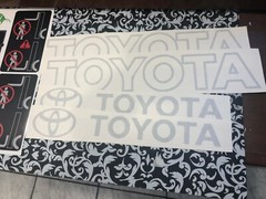 Toyota forklift decal Kit Fits 8 series forklifts 8FGCU25 decal kit