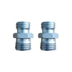 Hydraulic Hose Fittings M14 to M16 Adapters Threads Connectors For Pipes 1 set