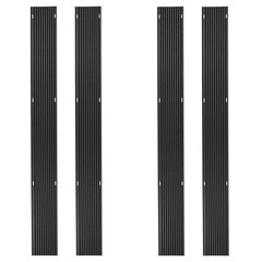 Black Ice 4 Pack 5 ft Snowmobile Trailer Ski Guides for Friction-Free (Open Box)