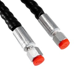 ‎Mini Excavator Cushion Valve Kit For machine w/ 1/4” Hydraulic Hoses & M14x1.5