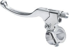 Left Clutch Brake Lever Perch, 22mm (7/8″) Silver, for Mini Bike Color: Silver