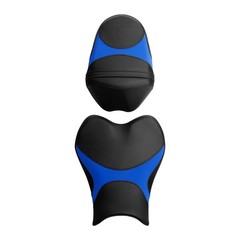 Black Blue Front Rear Rider Passenger Seat For Suzuki GSXR1000 2009-2016