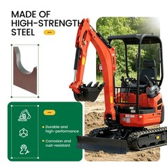 Excavator Quick 1 Pair of Bucket Ears Attachment For Kubota KX041 KX018 U17