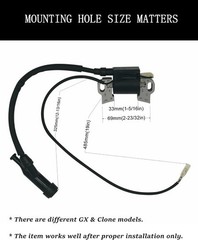 GX390 Ignition Coil Assembly for 420cc 301cc GX270 GX340 339cc 389cc 439cc 9 11