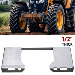NEW 5/16″ 1/2″Skid Steer Mount Plate Adapter Loader Quick Tach Attachment