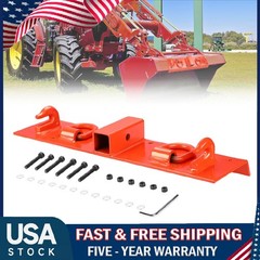 Tractor Grab Hooks,Heavy Duty Bolt On Compact Tractor Bucket Hooks & 2″ Receiver