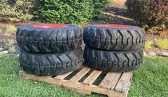 4 NEW 10-16.5 Camso SKS332 Skid Steer Tires/wheels/rims for Bobcat – 10 PLY