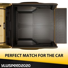 5FT Truck Bed Mat Liner Fit for 2005-2023 Toyota Tacoma Double Cab All Weather