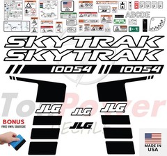 Fits JLG 10054 Decal Kit Telehandler – 8 YEAR OUTDOOR – 3M VINYL/FREE SHIPPING