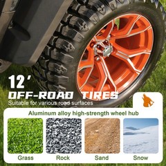 Wolverine 2026 grey 6-Seat Golf Cart Street-Legal 60KM Range 5H Charge Time