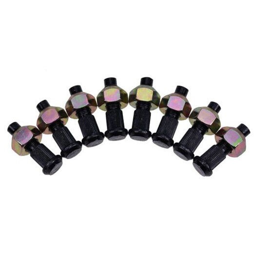 8X Lug Nut & Stud Kit For Bobcat Skid Steer S510 S530 S550 S570 S590