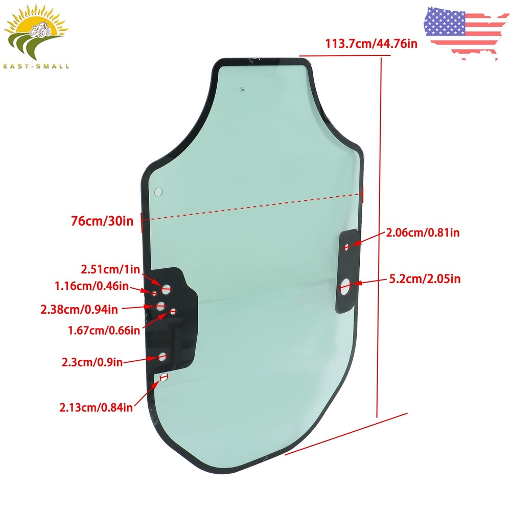 345-6230 Cab Glass Door For Caterpillar Skid Steer 299D3XHP, 262D3, 279D3, 259D